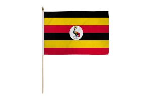 Uganda 12x18in Stick Flag