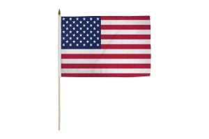 USA 12x18in Stick Flag