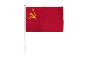 USSR (Russia) 12x18in Stick Flag