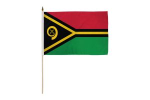 Vanuatu 12x18in Stick Flag