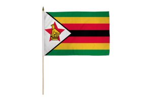 Zimbabwe 12x18in Stick Flag