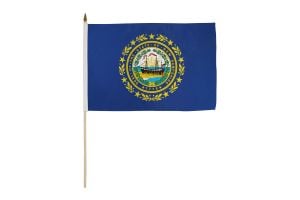 New Hampshire 12x18in Stick Flag