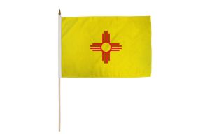 New Mexico 12x18in Stick Flag