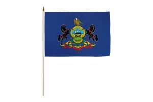 Pennsylvania 12x18in Stick Flag