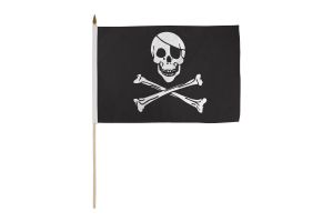 Pirate (Regular) 12x18in Stick Flag