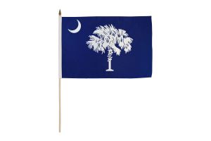 South Carolina 12x18in Stick Flag