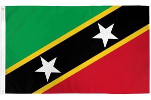 St. Kitts & Nevis Flag 3x5ft Poly