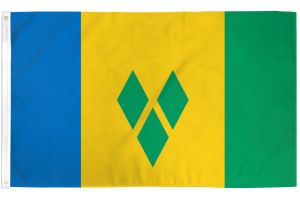 St. Vincent Flag 2x3ft Poly