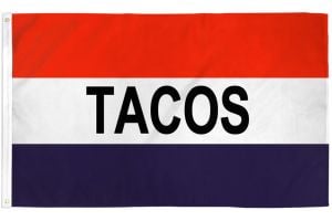 Tacos Flag 3x5ft Poly