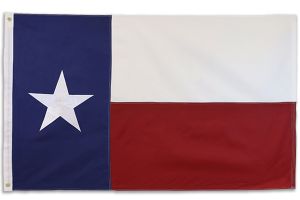 Texas Embroidered Flag 3x5ft