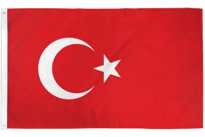 Turkiye (Turkey) Flag 2x3ft Poly
