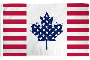 USA/Canada Friendship Flag 3x5ft Poly