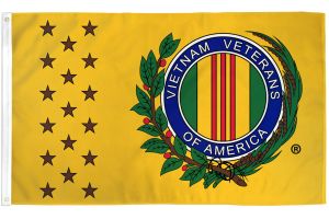Vietnam War Veterans  (Yellow) Flag 3x5ft Poly