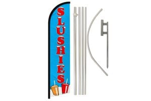 Slushies Windless Banner Flag & Pole Kit