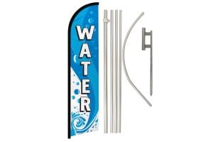 Water Windless Banner Flag & Pole Kit