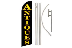Antiques Windless Banner Flag & Pole Kit