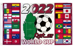 2022 World Cup (Groups) Flag 3x5ft Poly