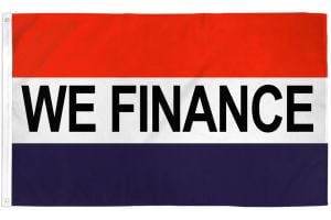 We Finance Printed Polyester Flag 3ft by 5ft