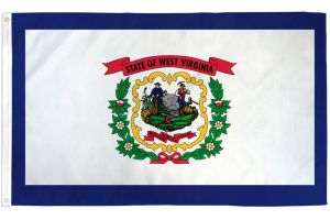 West Virginia Flag 2x3ft Poly