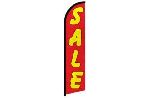 Sale (Red & Yellow) Windless Banner Flag