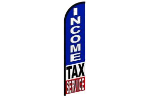 Income Tax Service Windless Banner Flag