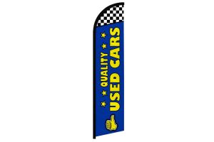 Quality Used Cars (Blue) Windless Banner Flag