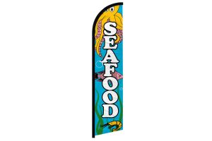 Seafood Windless Banner Flag