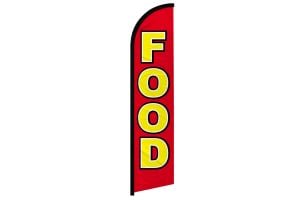 Food Windless Banner Flag