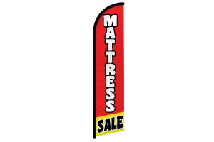 Mattress Sale Superknit Polyester Windless Flag Size 11.5ft by 2.5ft