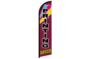 Printing Services Windless Banner Flag