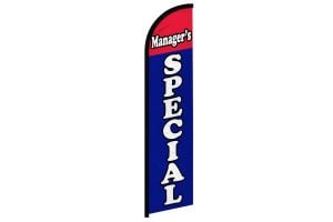 Managers Special Windless Banner Flag