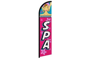 Spa Superknit Polyester Windless Flag Size 11.5ft by 2.5ft