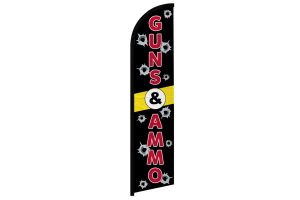 Guns & Ammo Superknit Polyester Windless Flag Size 11.5ft by 2.5ft