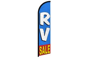 RV Sale Superknit Polyester Windless Flag Size 11.5ft by 2.5ft