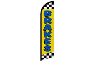 Brakes (Yellow) Windless Banner Flag