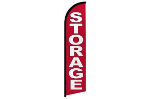 Storage (Red) Windless Banner Flag
