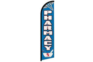 Pharmacy Superknit Polyester Windless Flag Size 11.5ft by 2.5ft