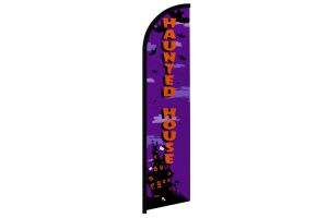 Haunted House Windless Banner Flag