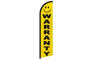 Warranty Superknit Polyester Windless Flag Size 11.5ft by 2.5ft