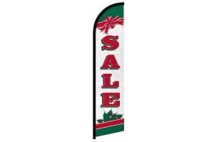 Sale Christmas Superknit Polyester Windless Flag Size 11.5ft by 2.5ft