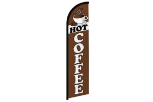 Hot Coffee Windless Banner Flag