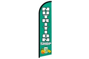 Nutrition Shop Windless Banner Flag