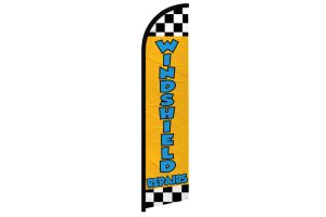 Windshield Repairs (Yellow) Windless Banner Flag