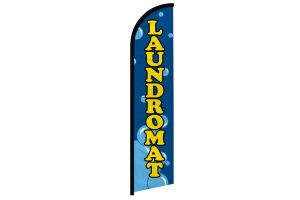 Laundromat Windless Banner Flag