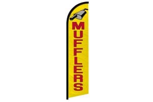 Mufflers (Letters) Windless Banner Flag