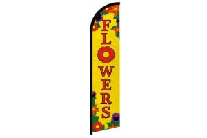 Flowers Windless Banner Flag