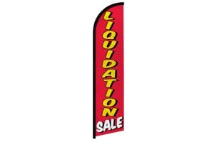 Liquidation Sale Windless Banner Flag