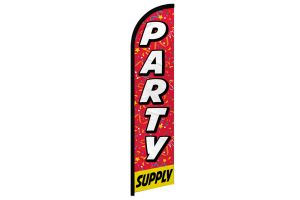 Party Supply Windless Banner Flag