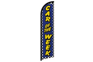 Car of the Week (Blue) Windless Banner Flag