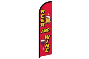 Beer and Wine Windless Banner Flag